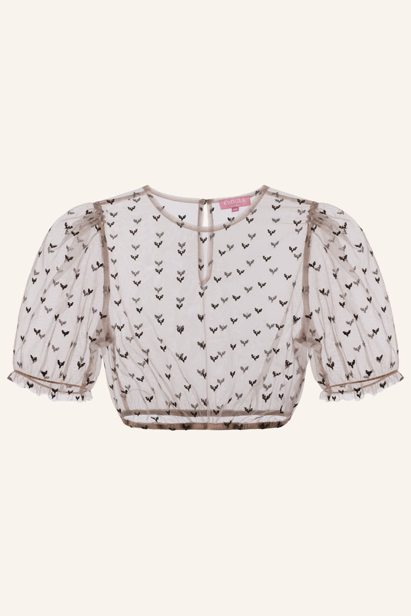 Dirndl blouse Koko Braun