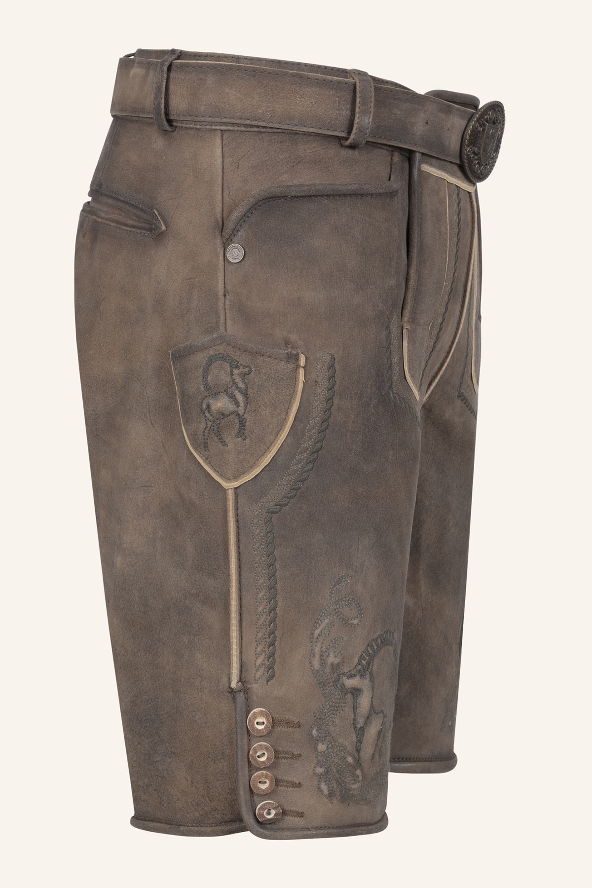 Lederhose Ilian met riem