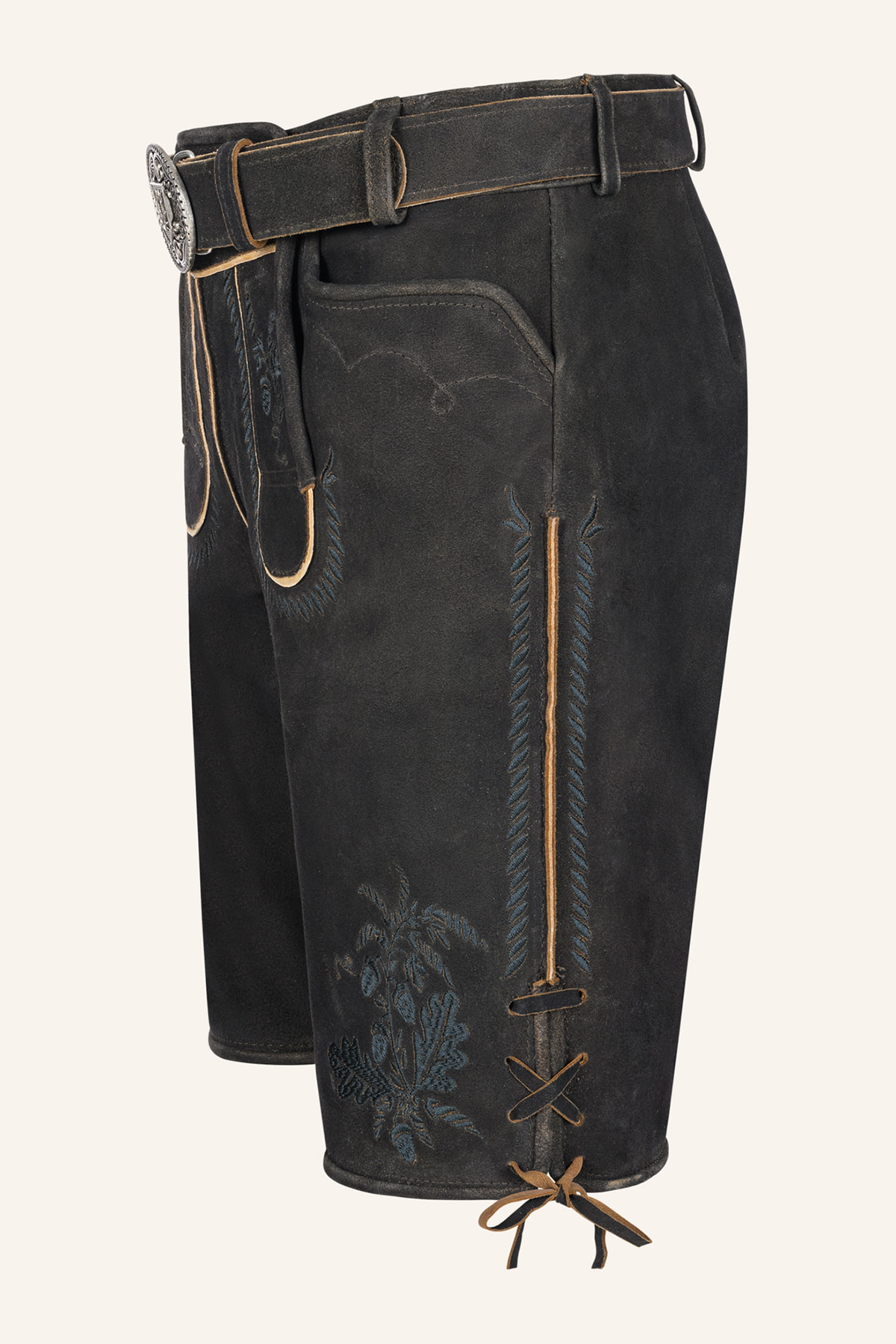 Lederhose Edo met riem