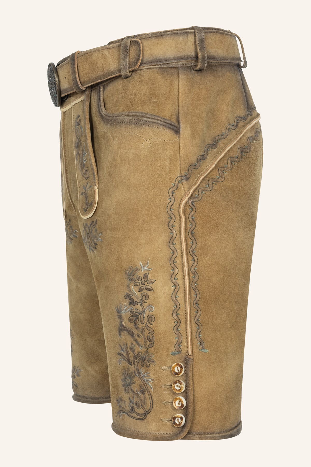 Lederhose Juan met riem