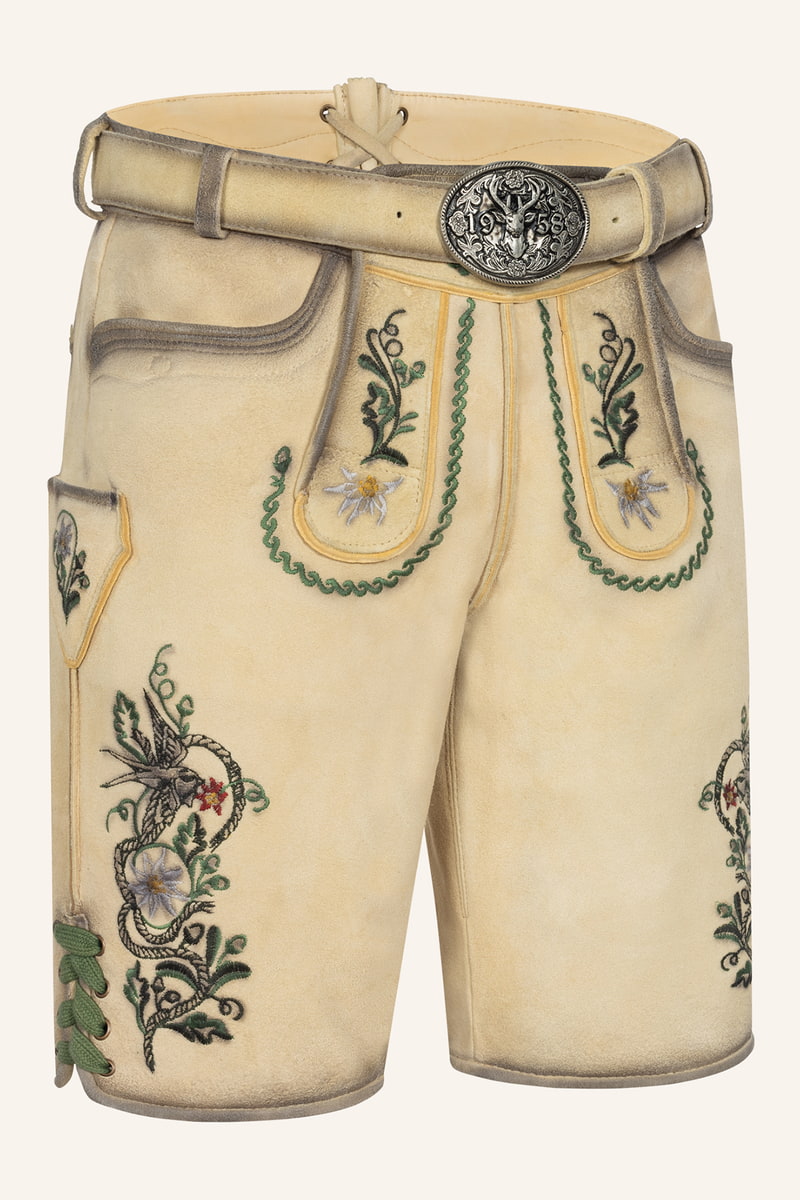 Lederhose Darian met riem