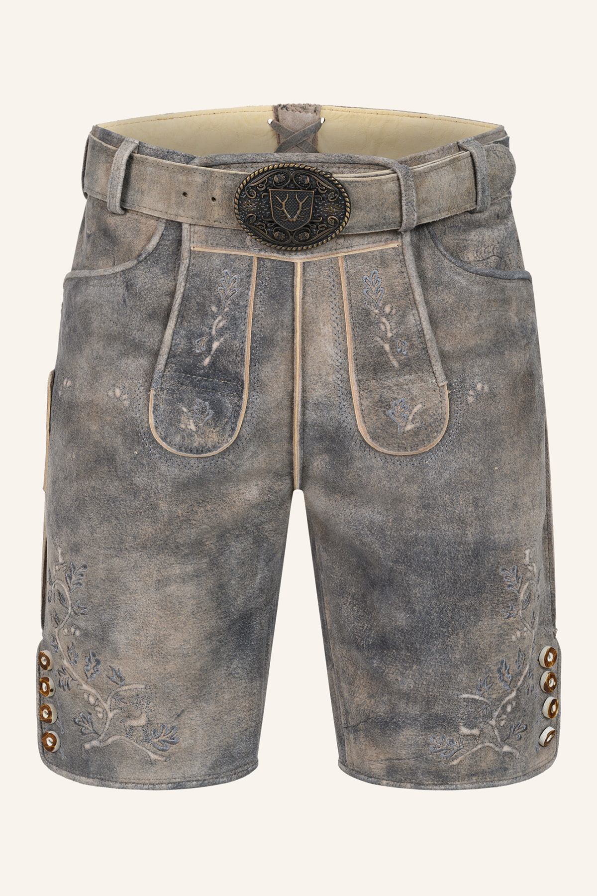 Lederhose Berno met riem