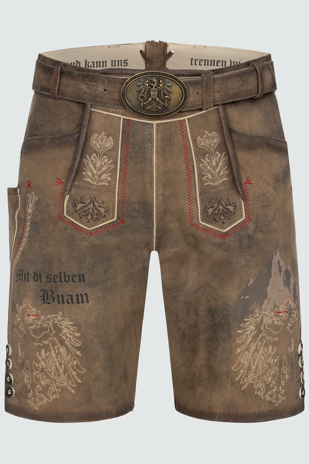 Lederhose Fankerl met riem