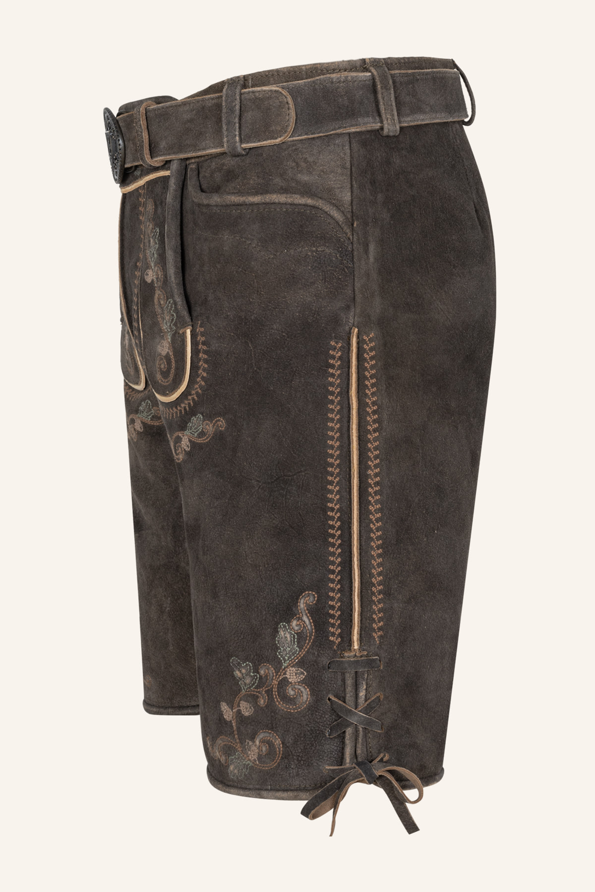 Lederhose Emir met riem