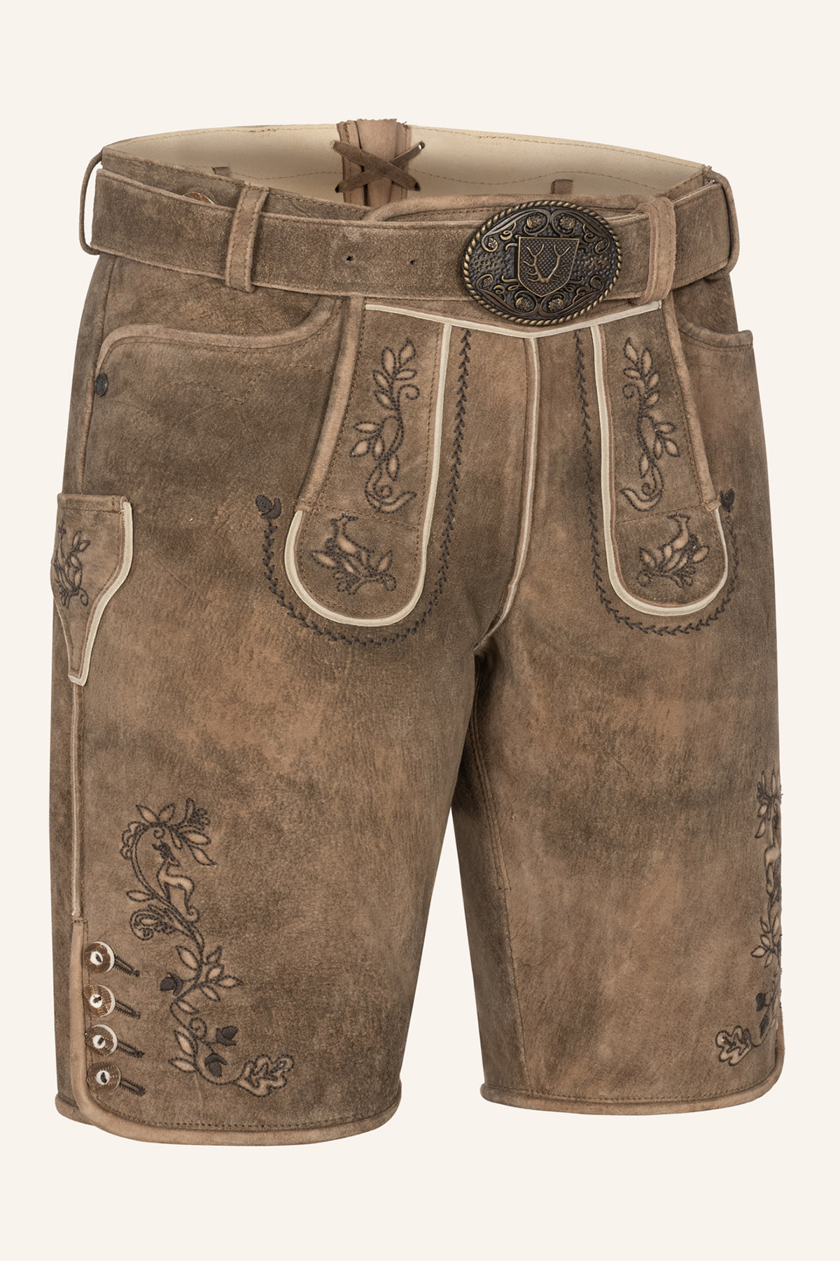 Lederhose Corentin met riem