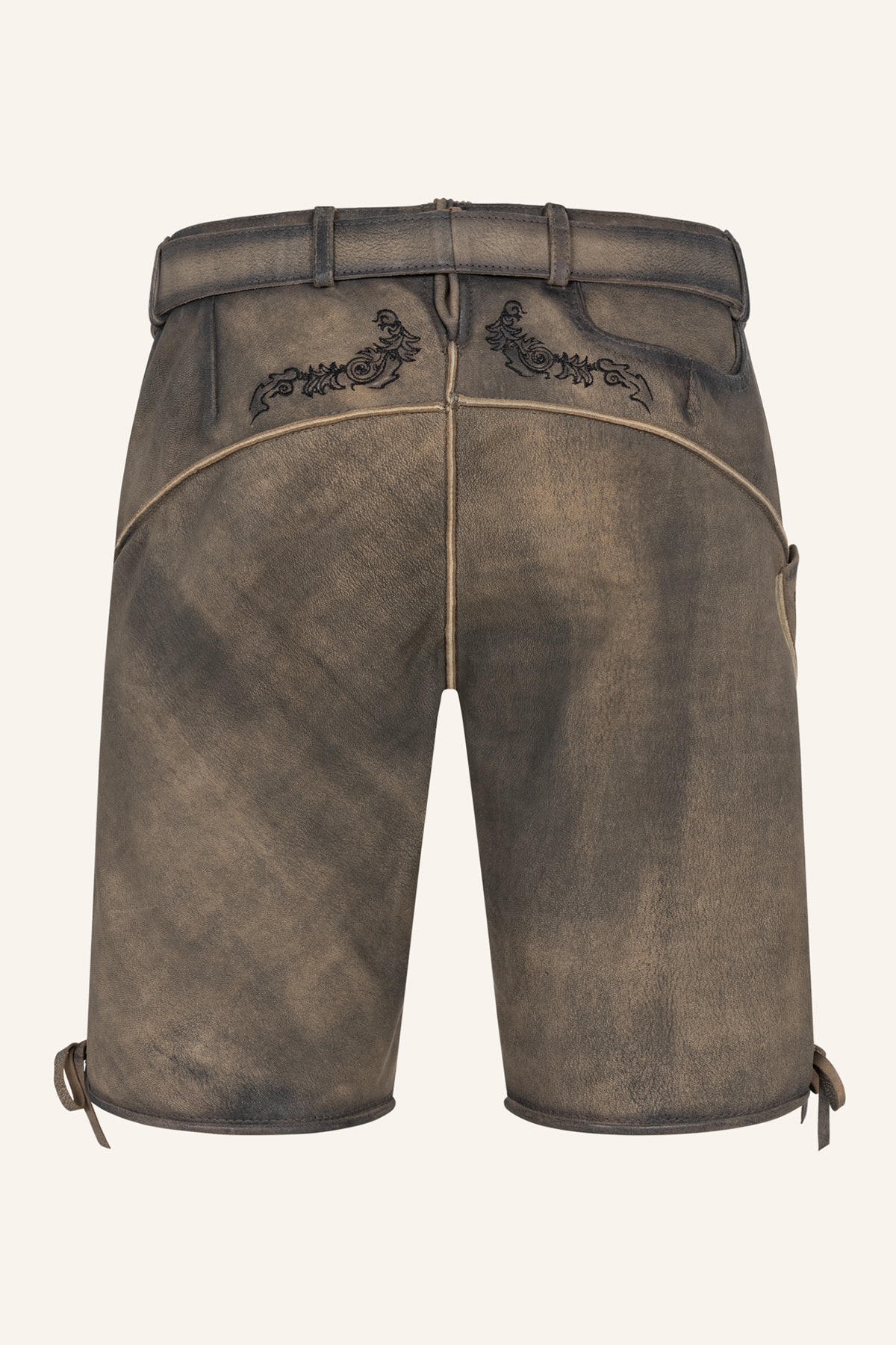 Lederhose Lebenslang met riem