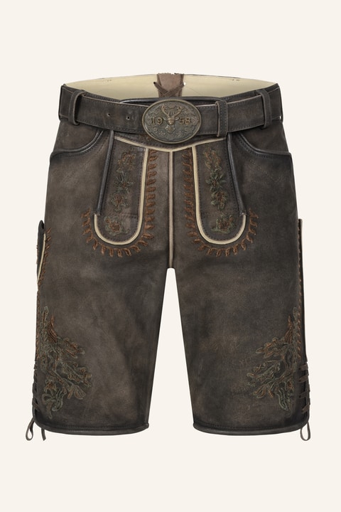 Lederhose Elliot met riem