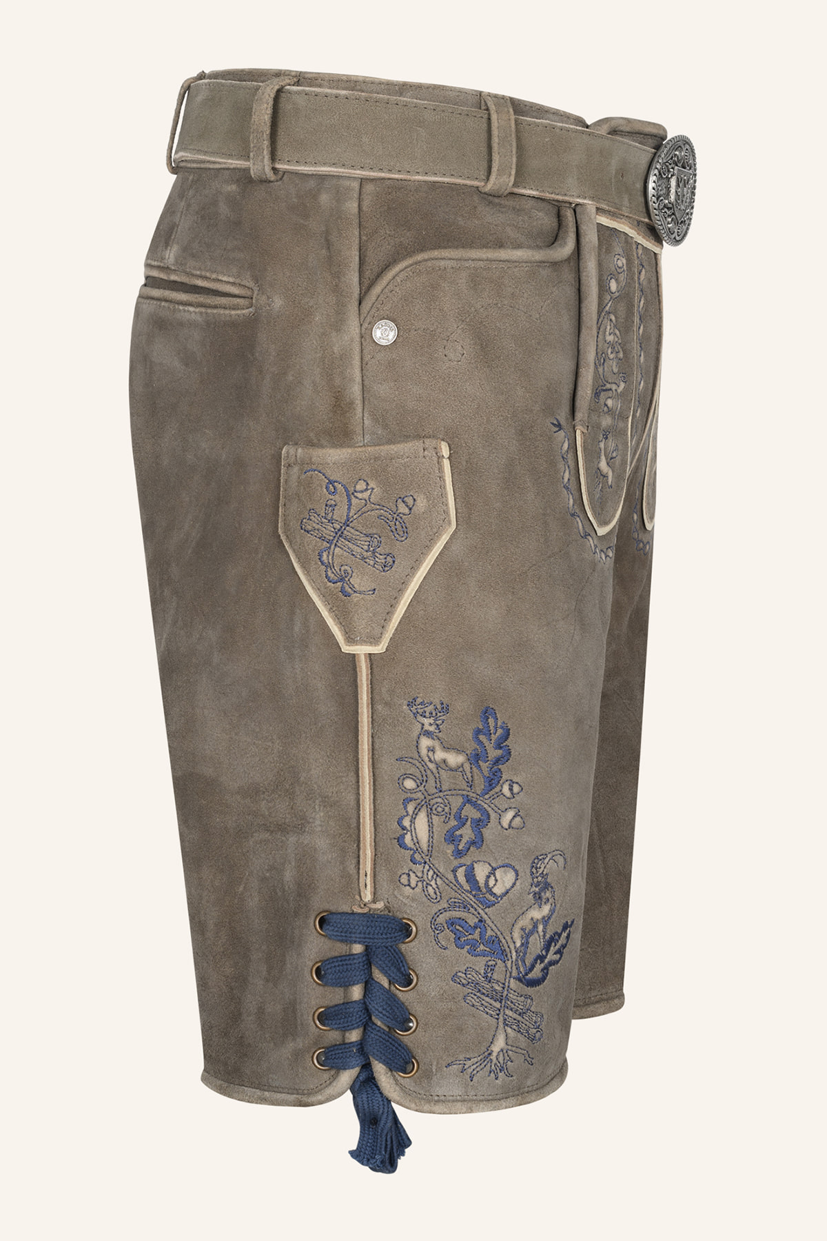 Lederhose Nilio met riem