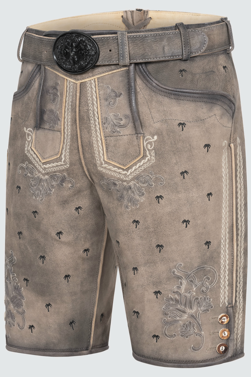 Lederhose Benni met riem