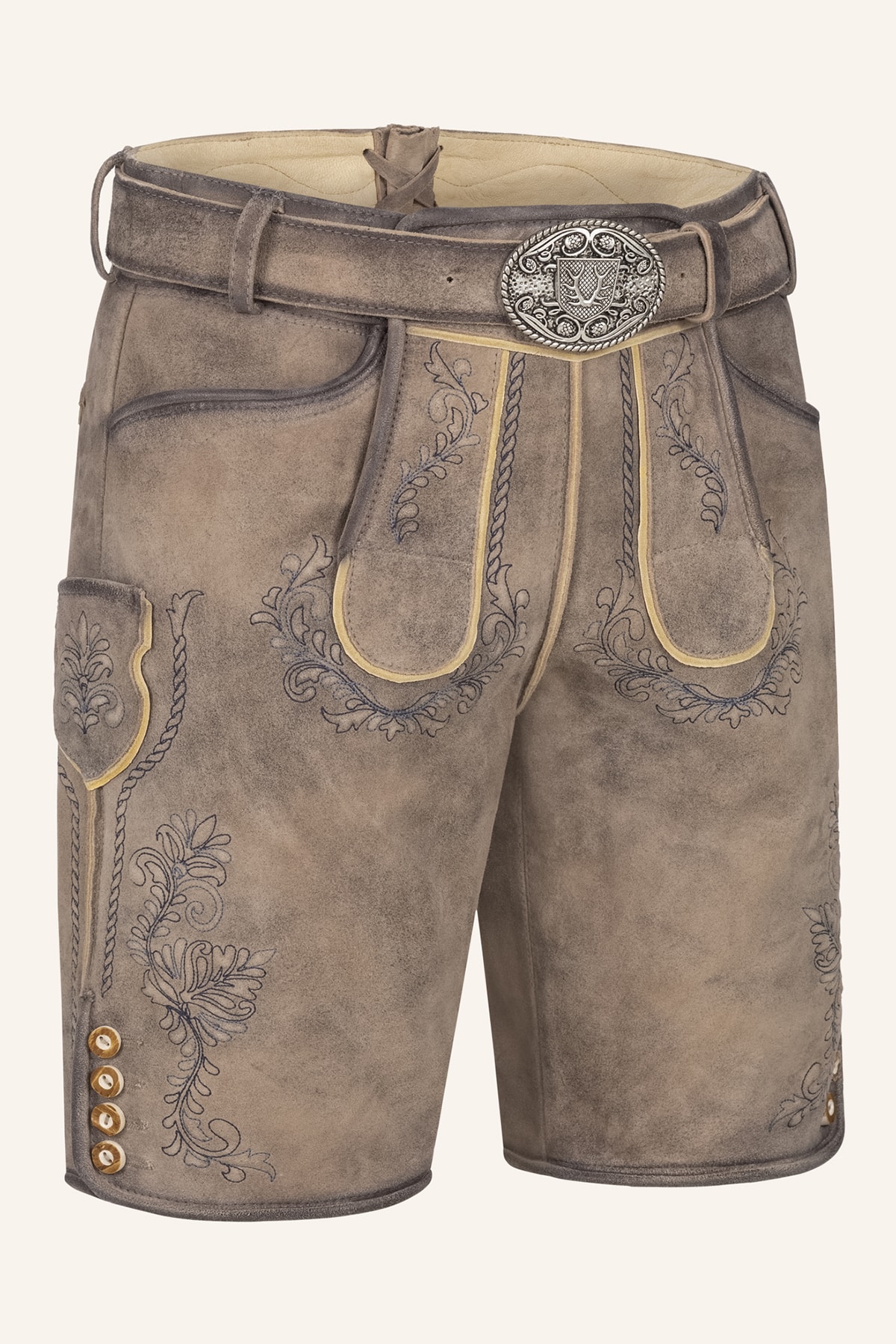Lederhose Brandon met riem