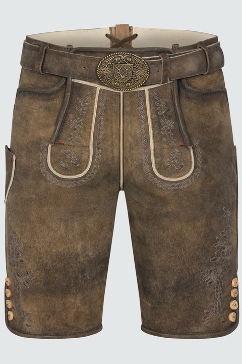 Lederhose Dante met riem