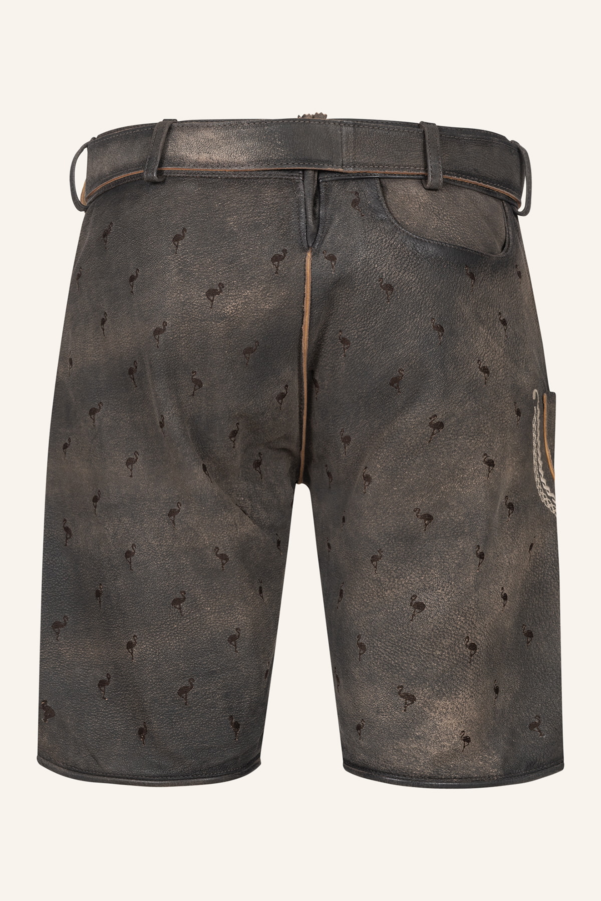 Lederhose Udo met riem