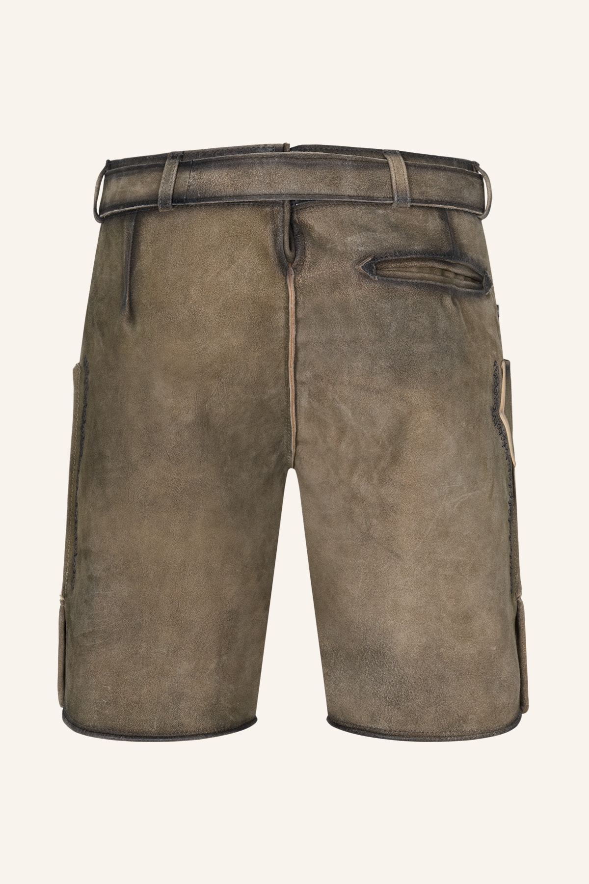 Lederhose Ramiel met riem