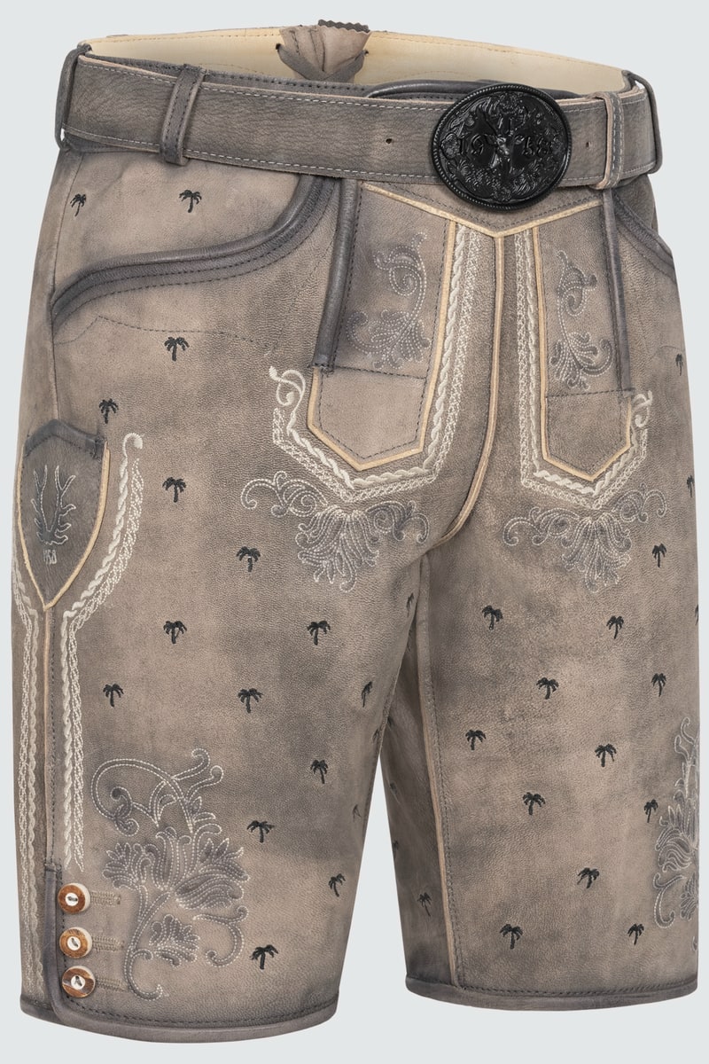 Lederhose Benni met riem