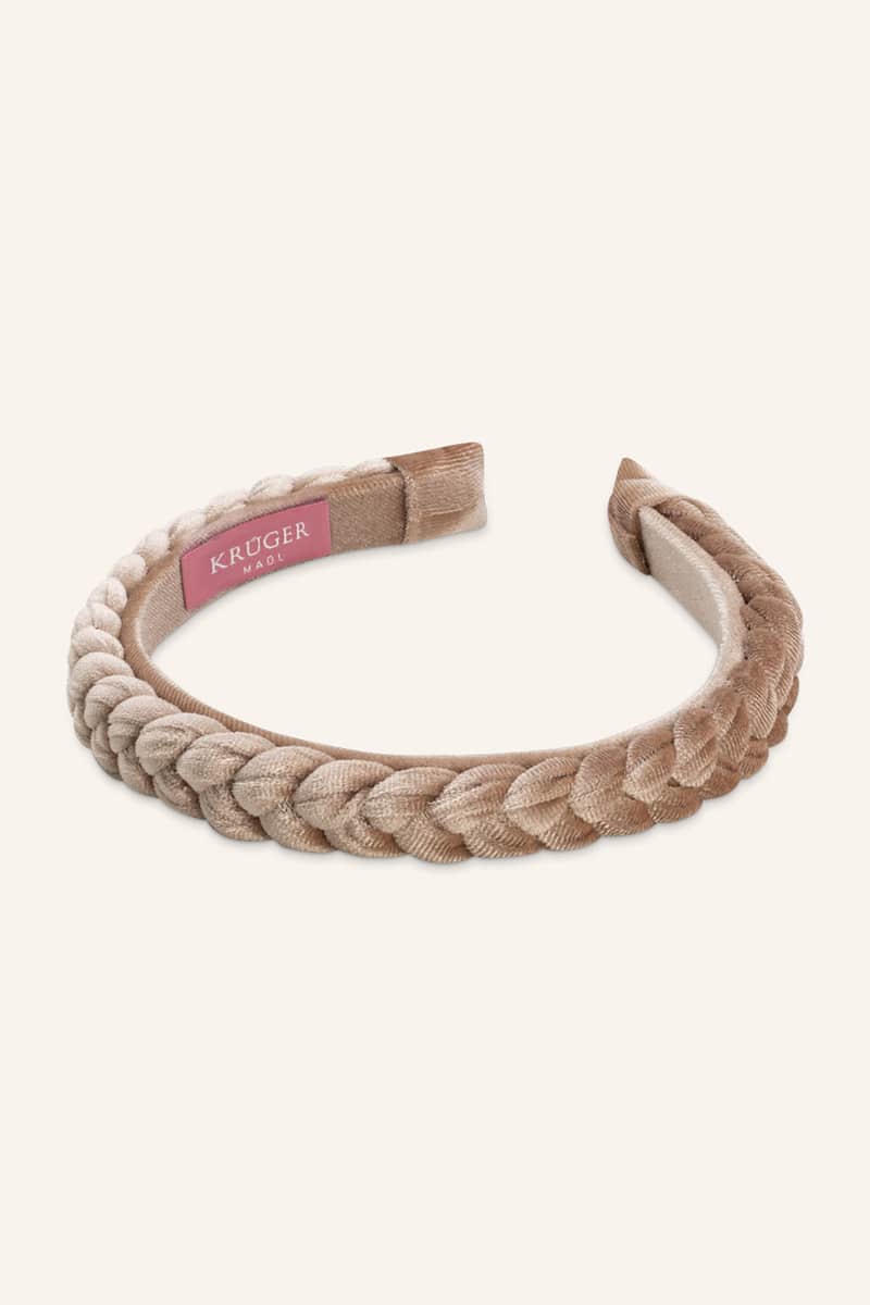 Smalle fluwelen haarband