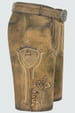 Lederhose Milo met riem