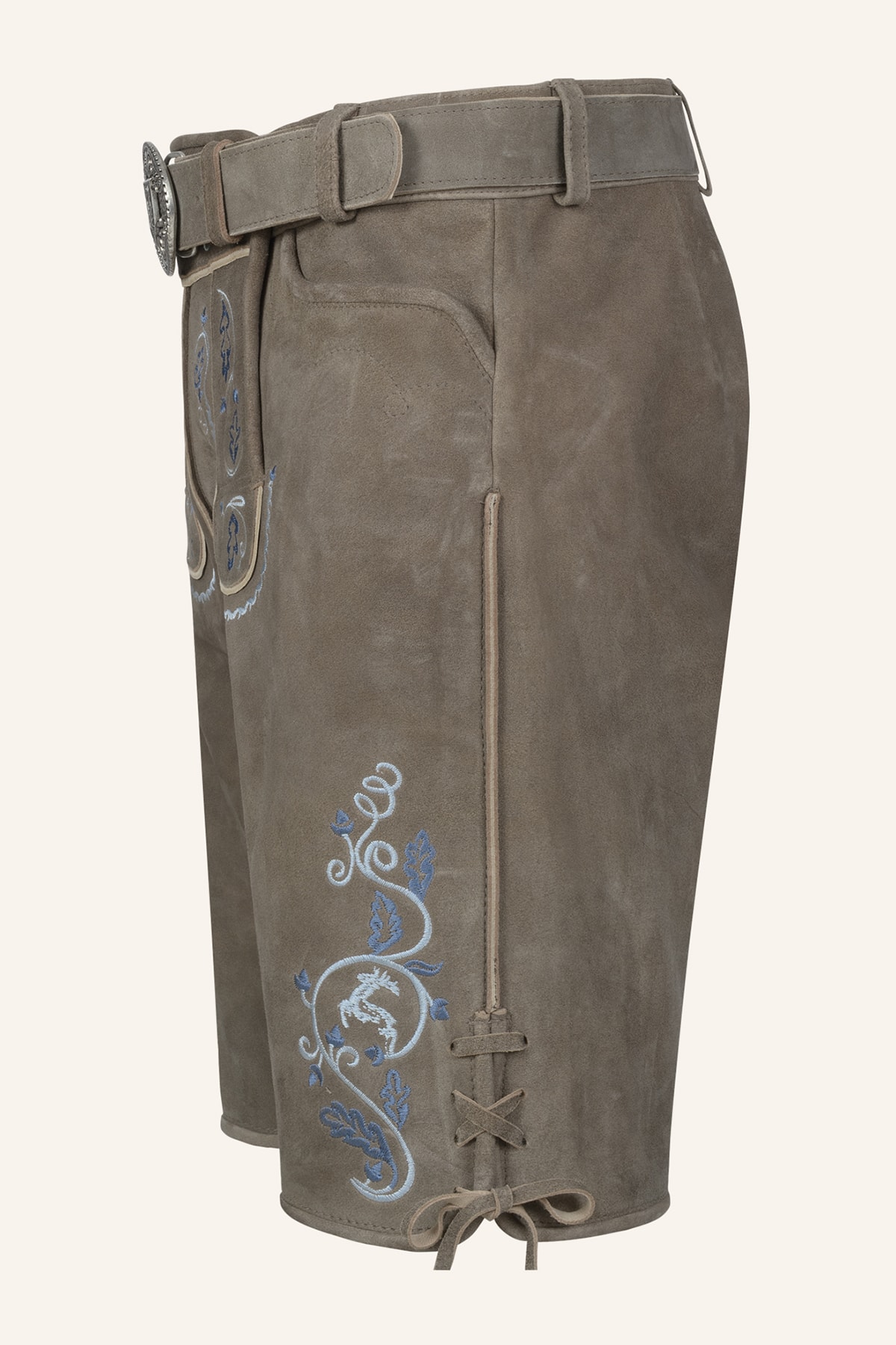 Lederhose Malik met riem