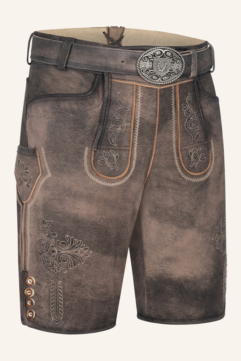Lederhose Brody met riem