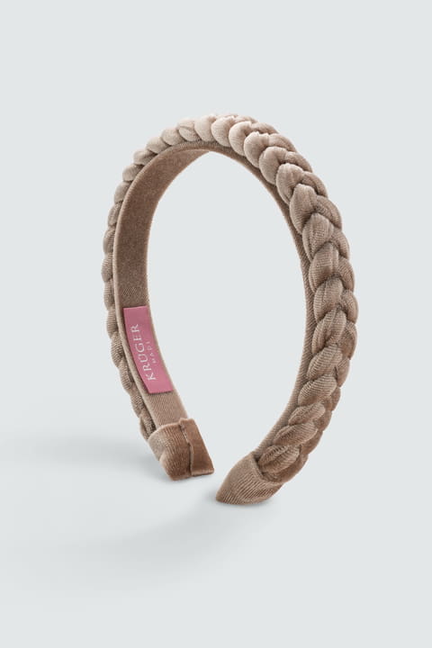 Smalle fluwelen haarband