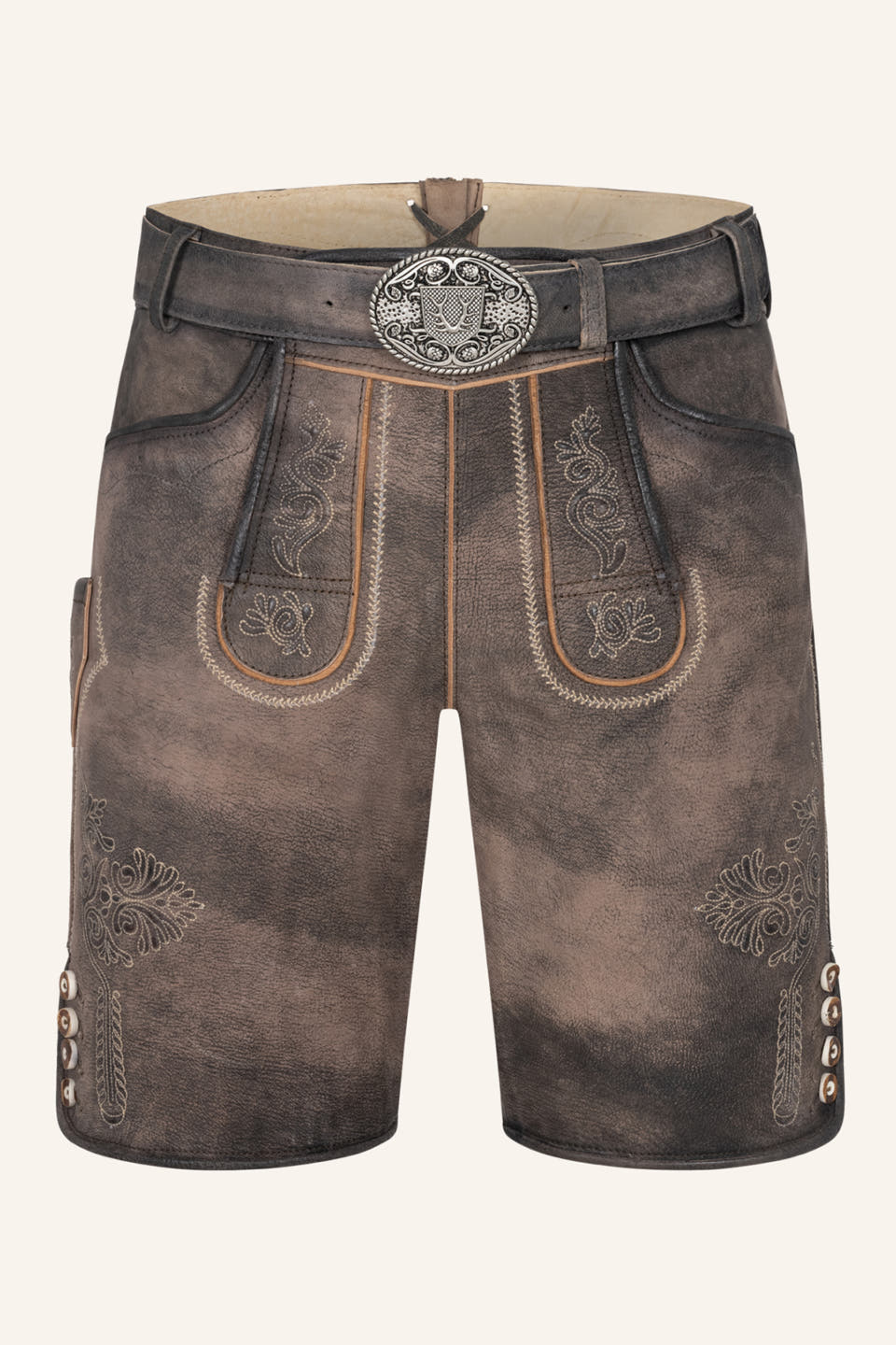 Lederhose Brody met riem