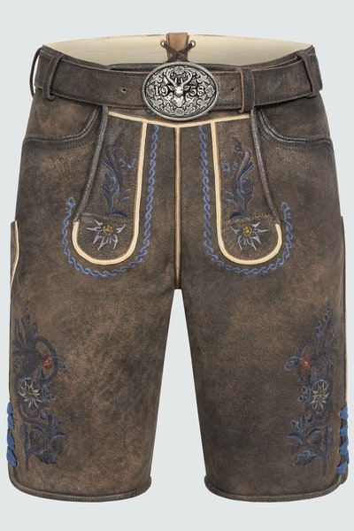 Lederhose Darian met riem