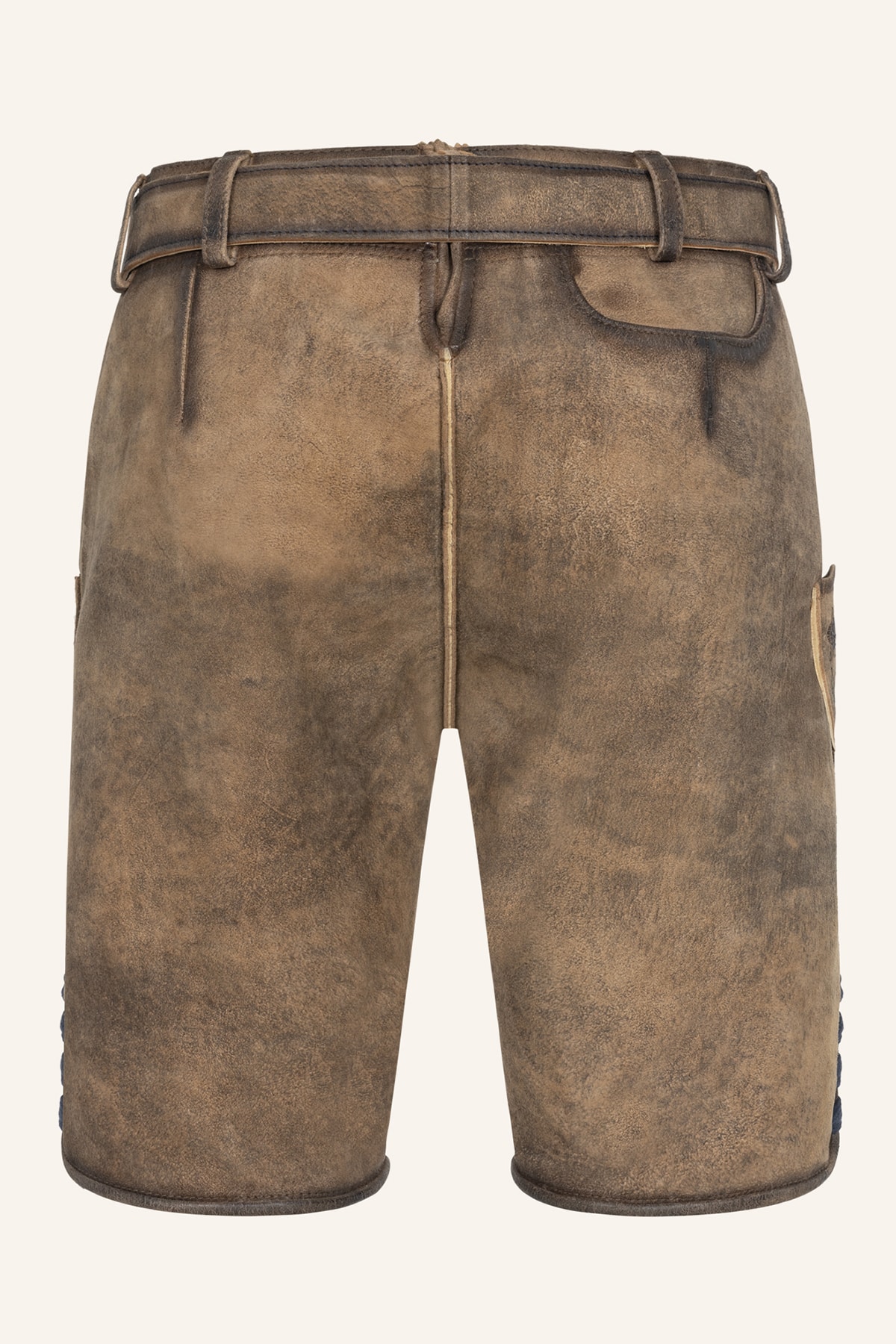 Lederhose Emil met riem