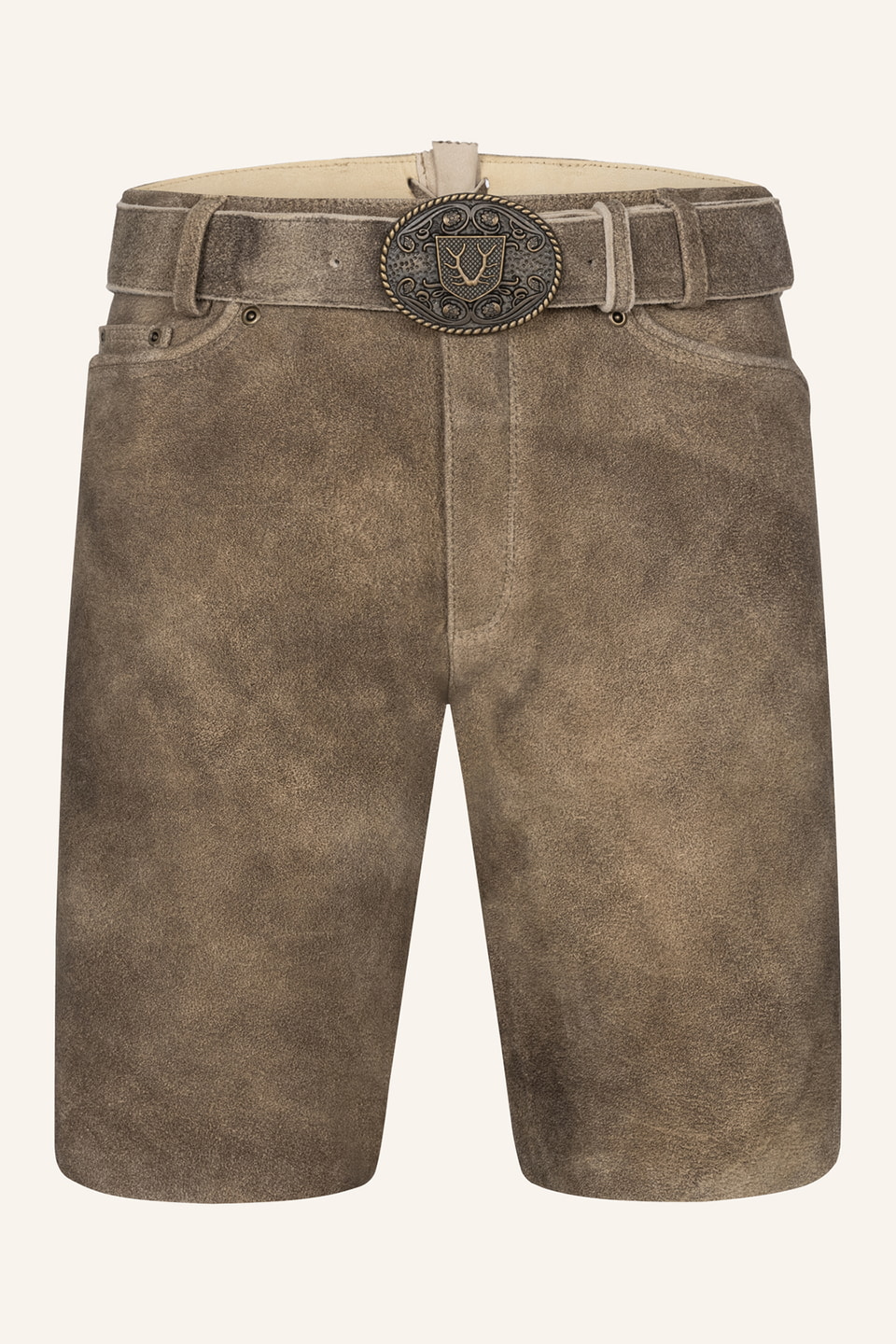 Lederhose Taro met riem