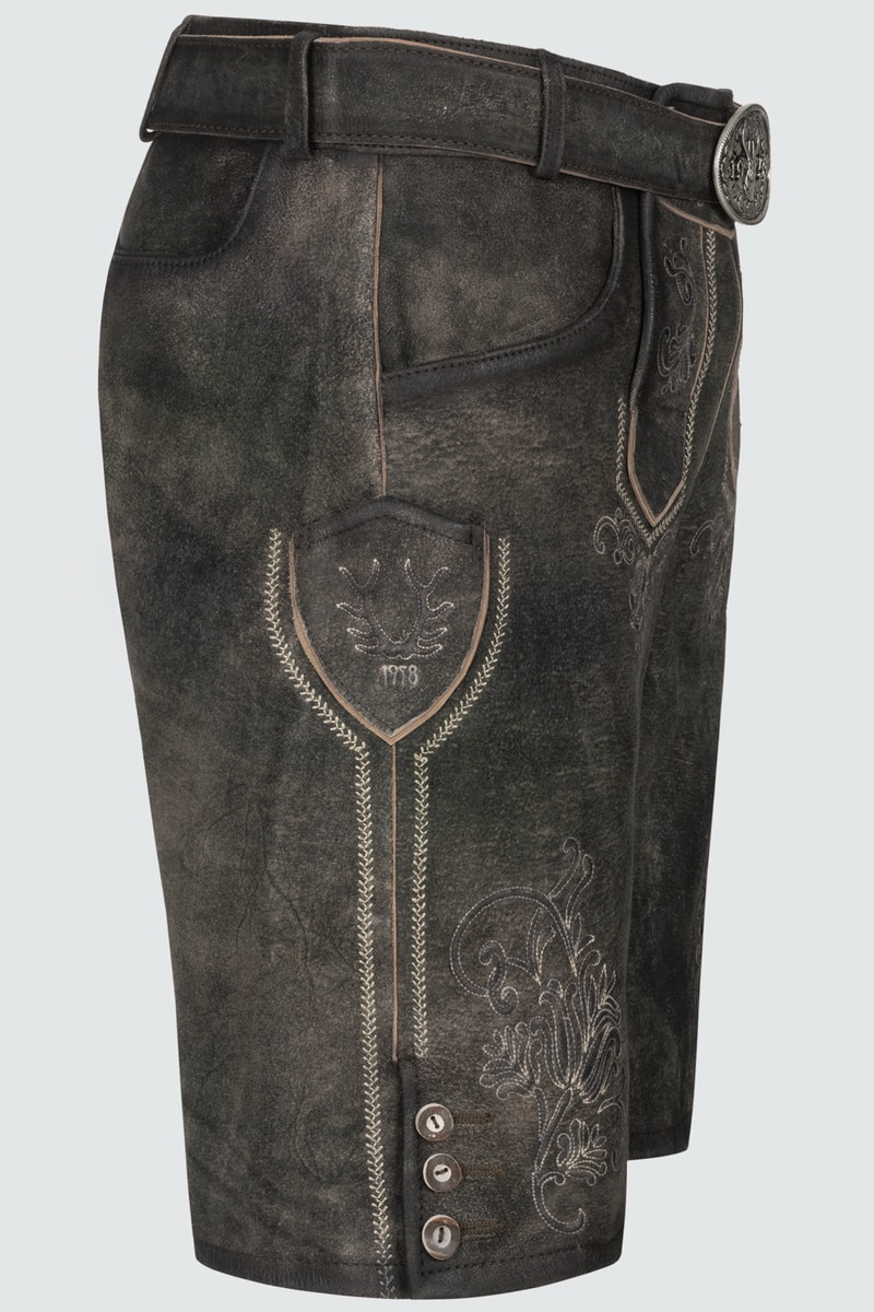 Lederhose Arijus met riem