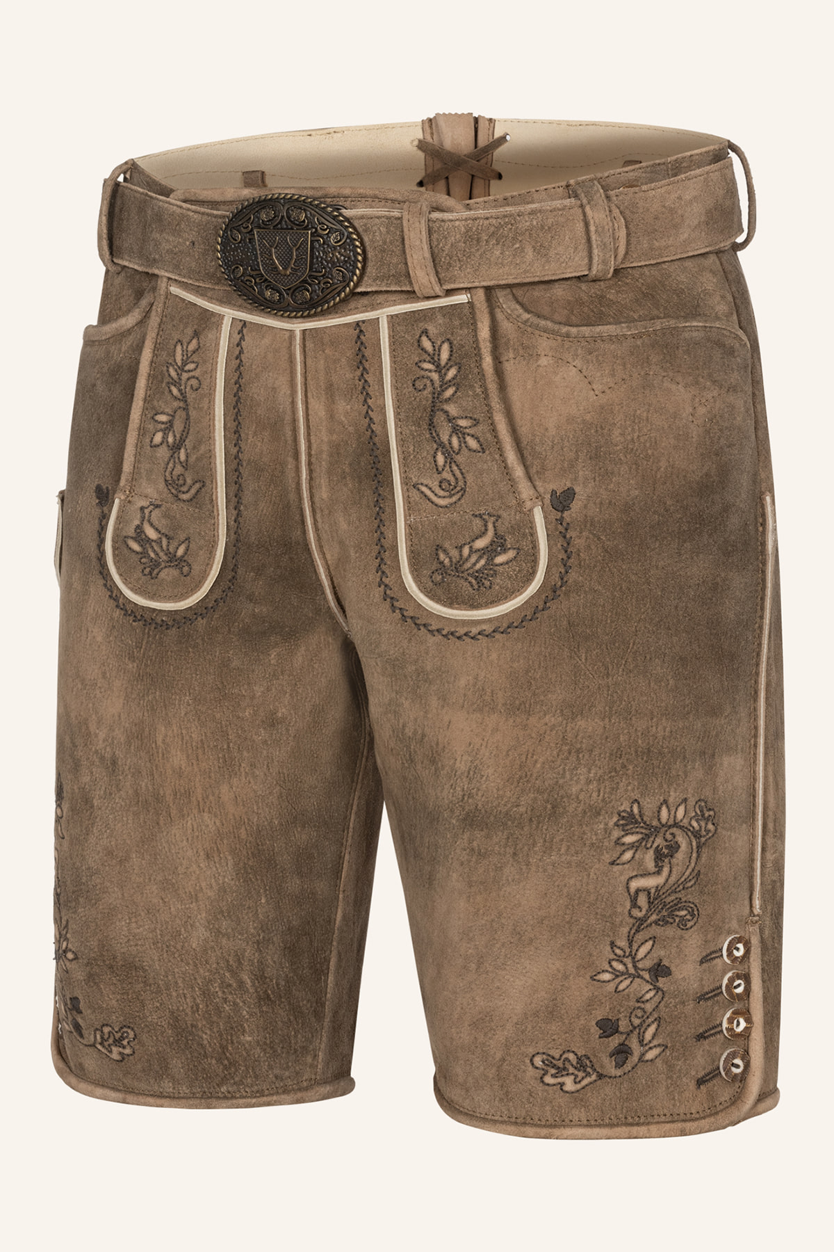 Lederhose Corentin met riem