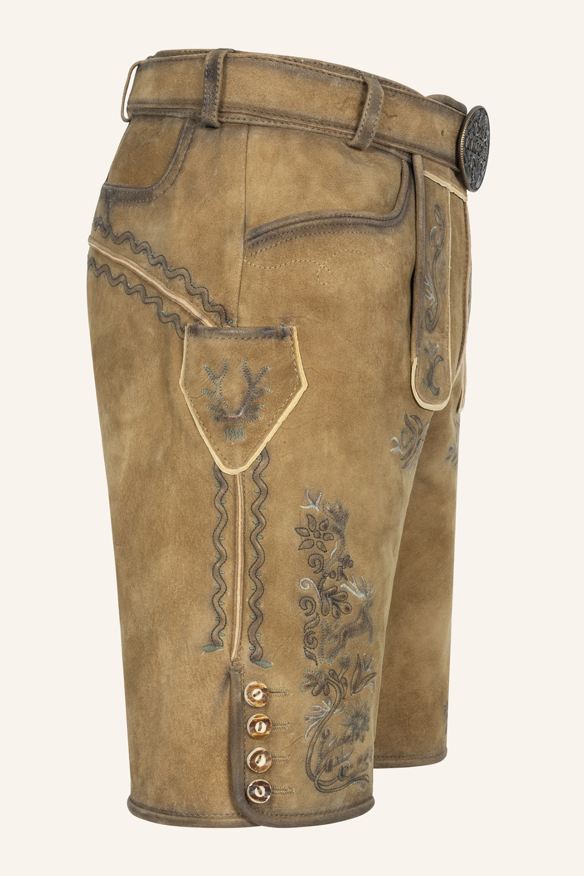 Lederhose Juan met riem