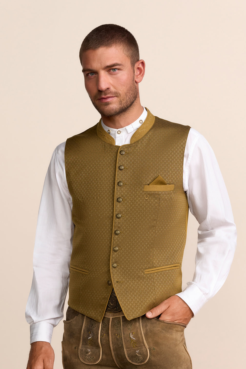 Trachten vest Andrew