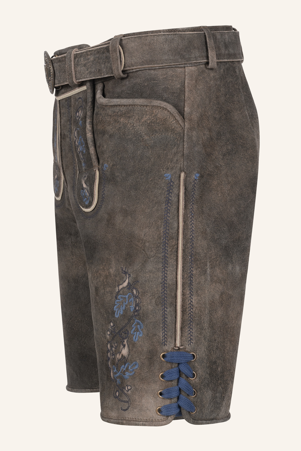 Lederhose Vasili met riem