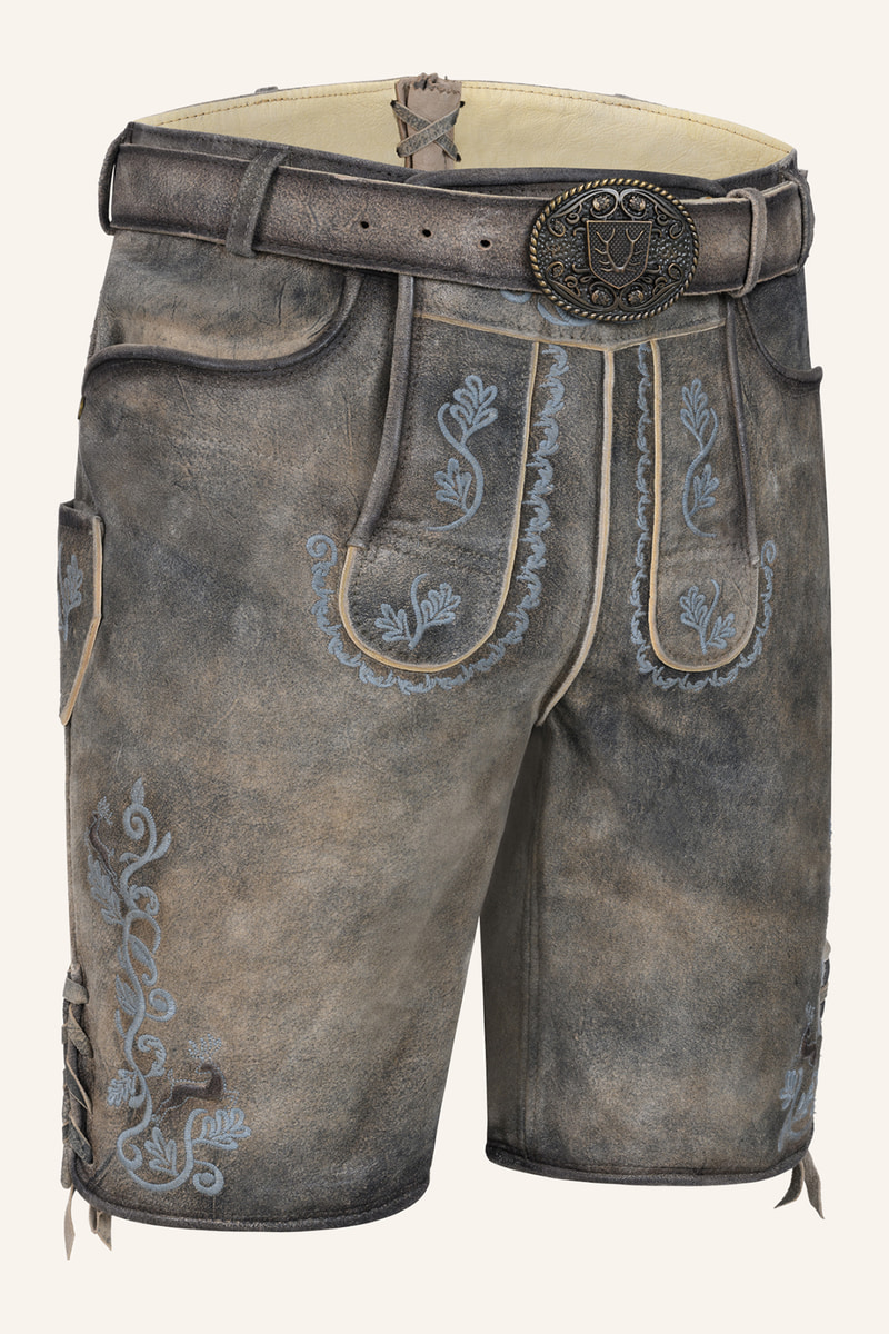 Lederhose Melo met riem