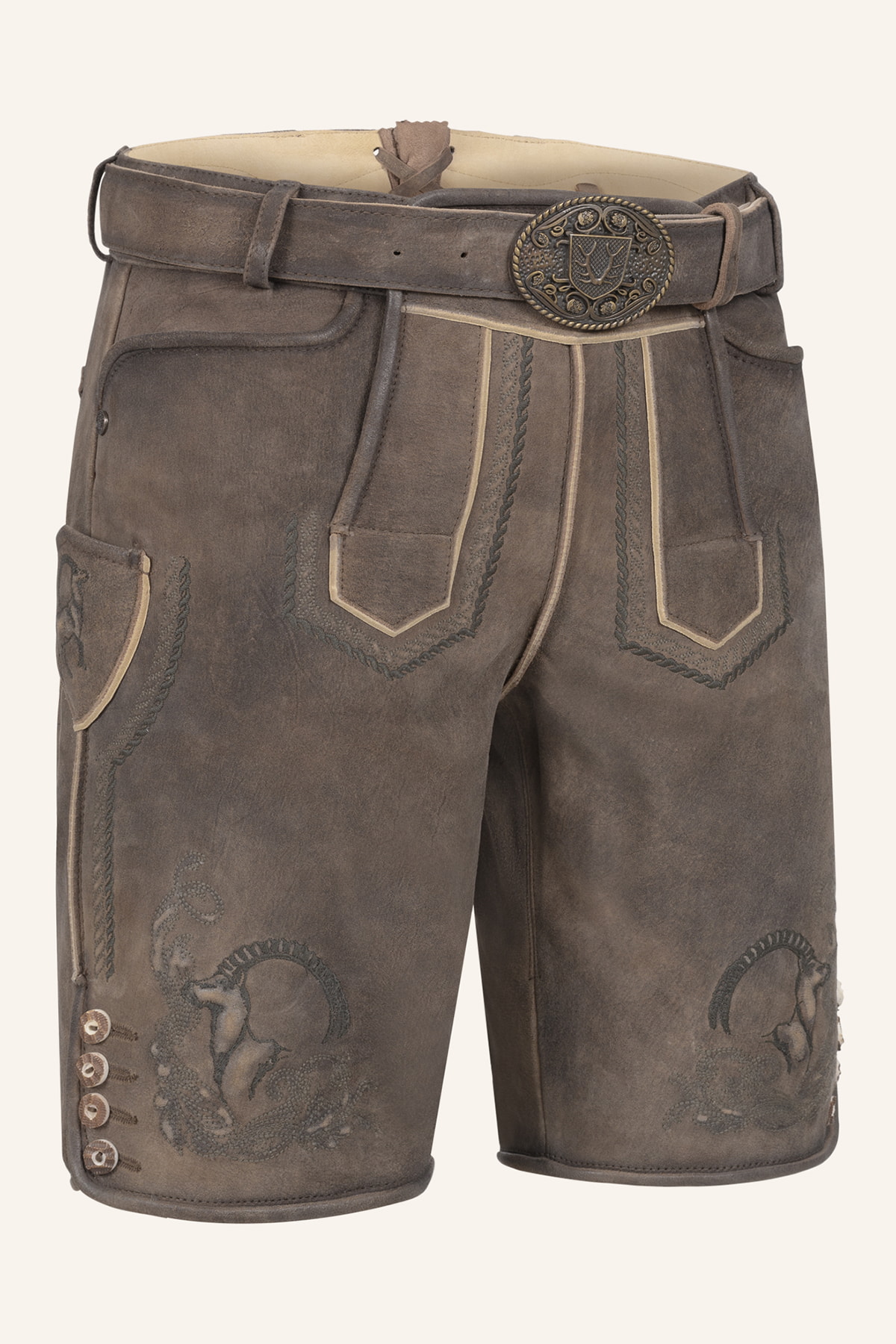 Lederhose Ilian met riem