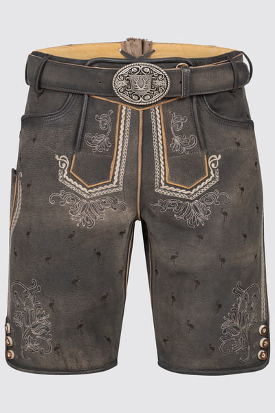 Lederhose Udo met riem
