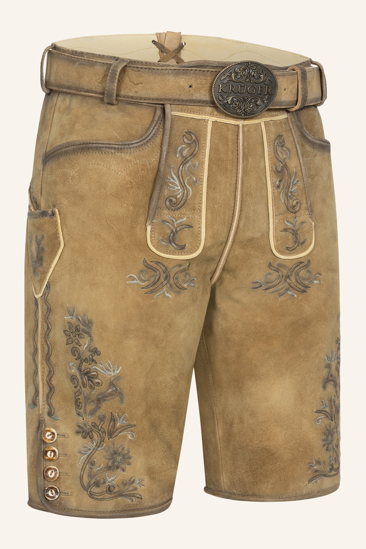 Lederhose Juan met riem