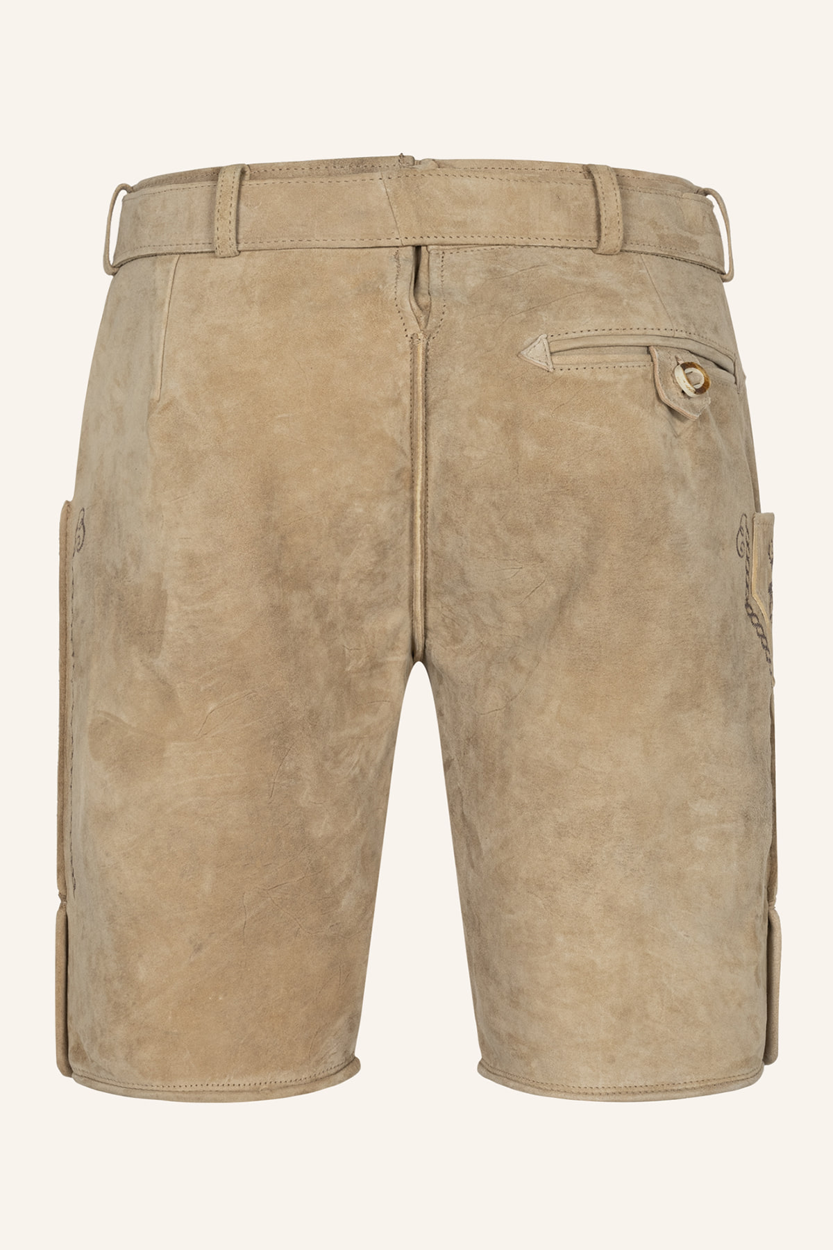 Lederhose Milian met riem