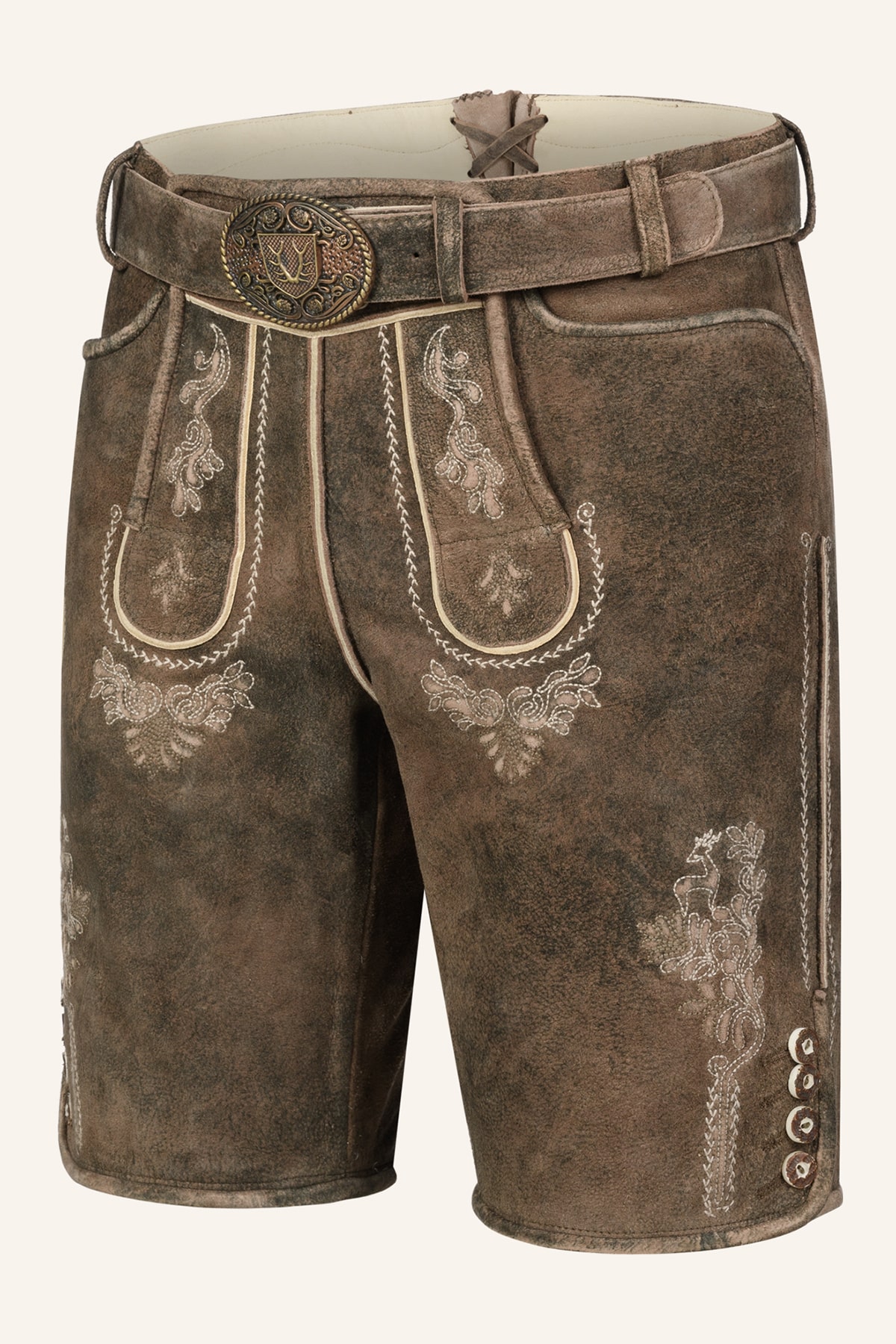Lederhose Josha met riem