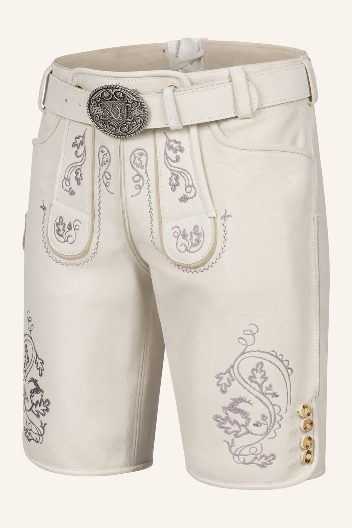 Lederhose Evan met riem