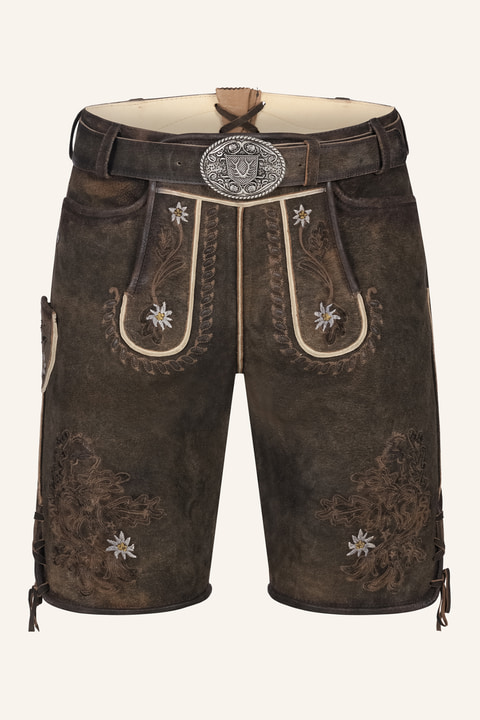 Lederhose Leny met riem