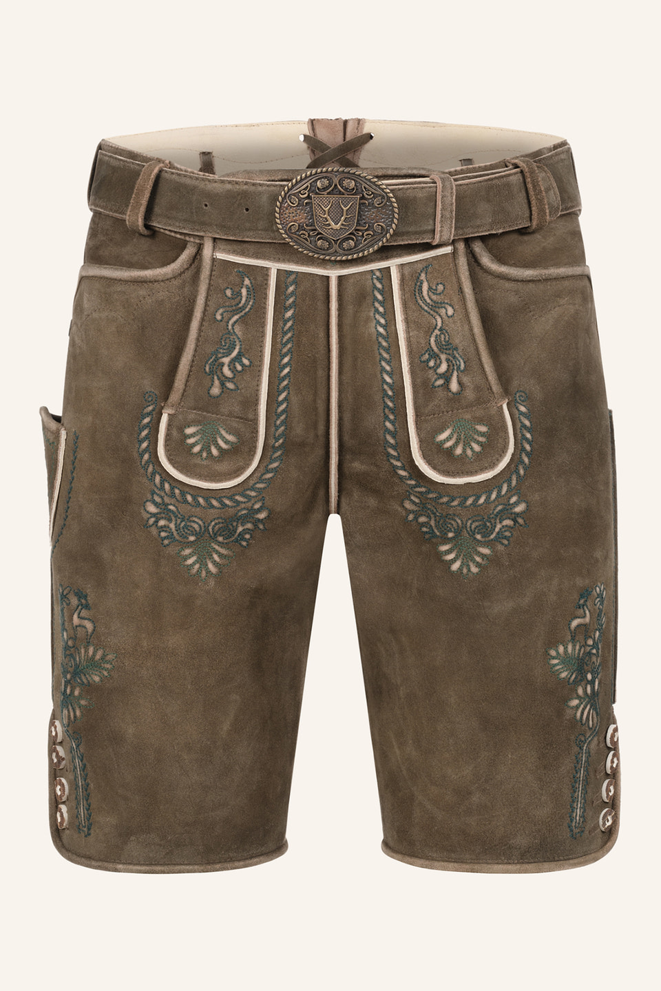 Lederhose Cailan met riem