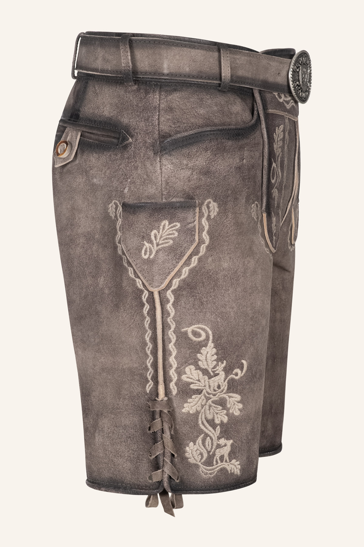 Lederhose Ulli met riem