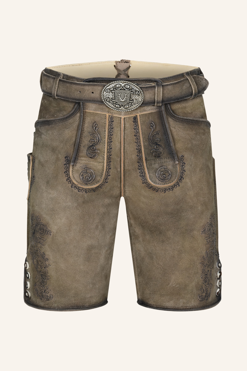 Lederhose Ramiel met riem
