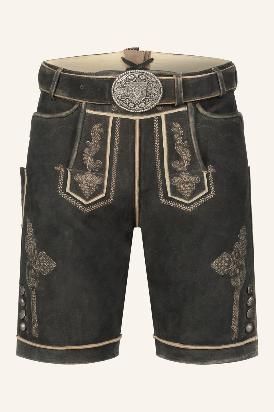 Lederhose Jakobus met riem 