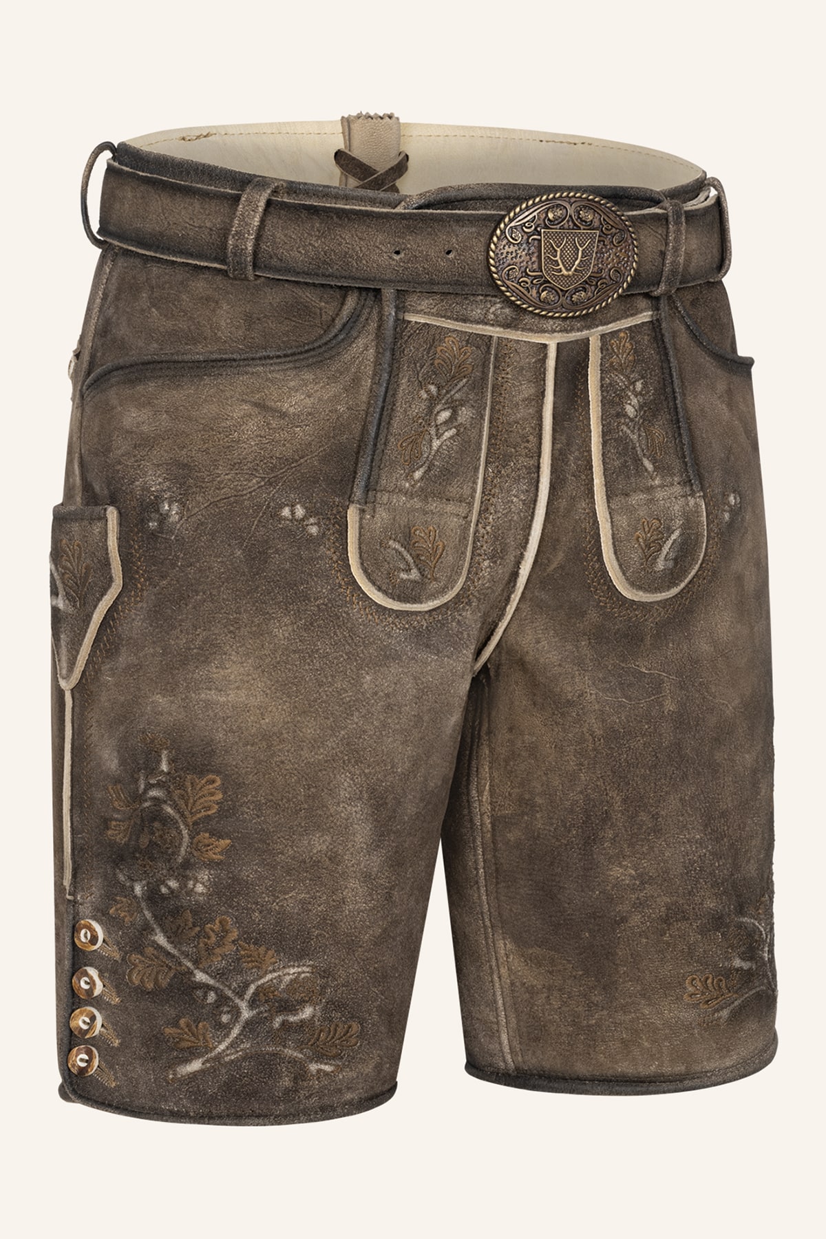 Lederhose Wanja met riem