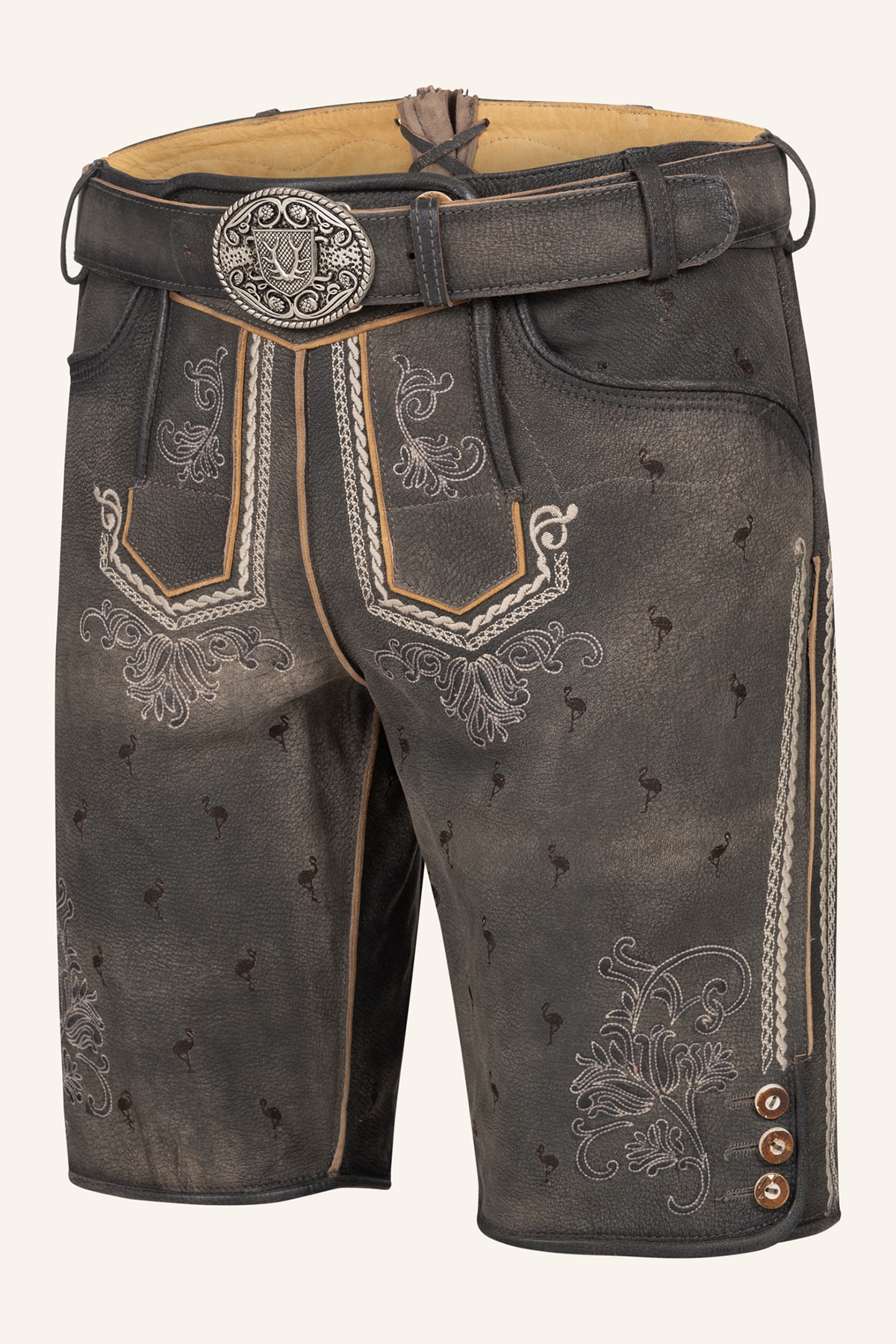 Lederhose Udo met riem
