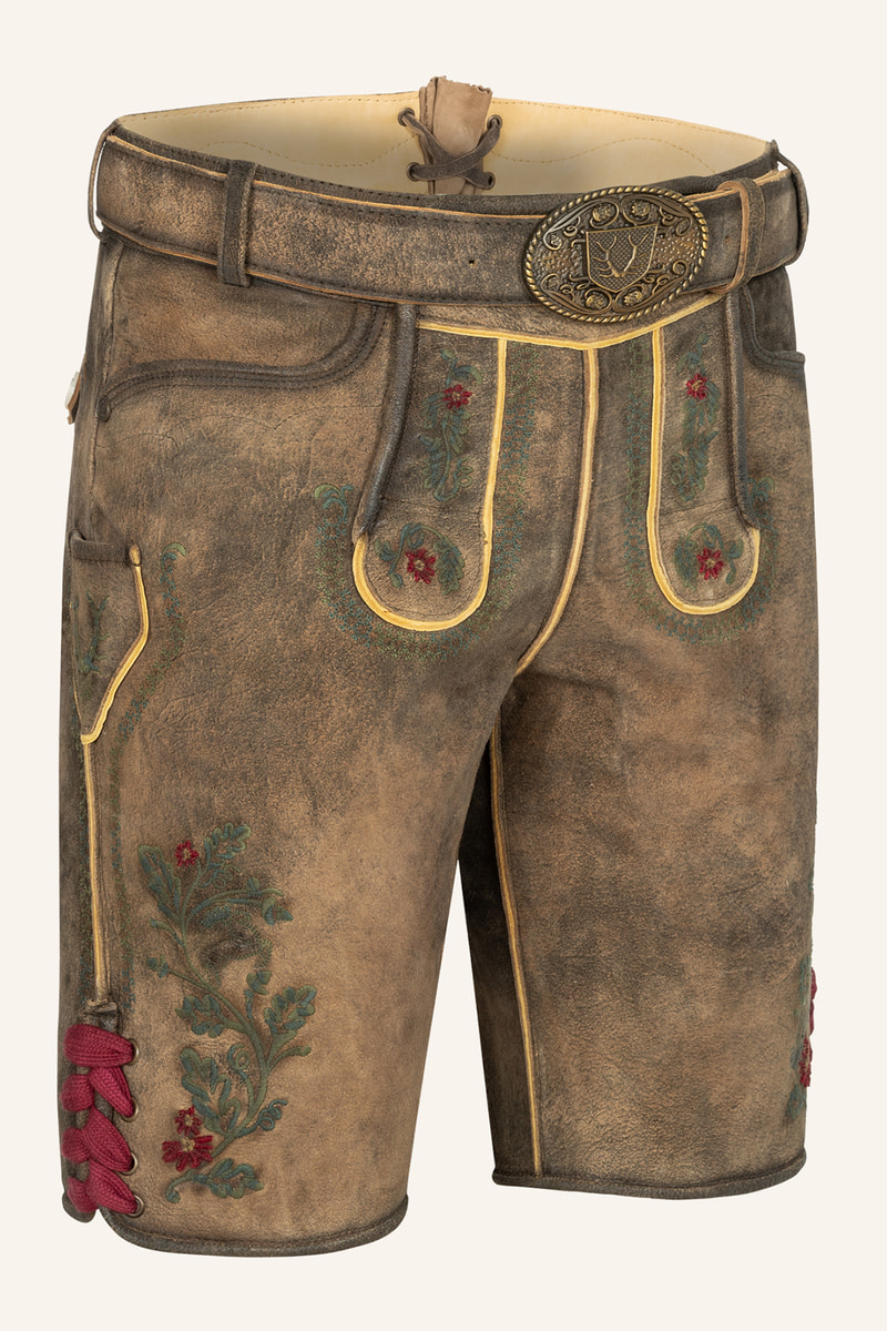 Lederhose Charlie met riem