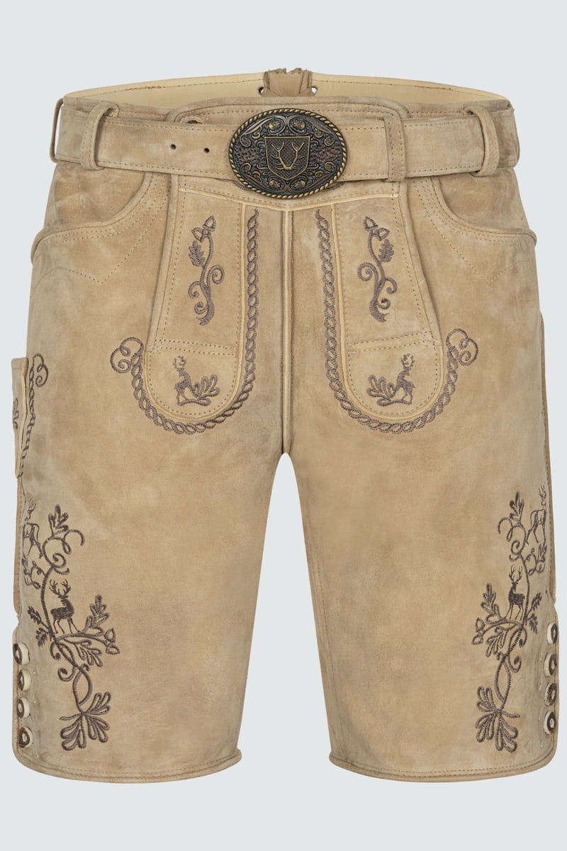 Lederhose Milian met riem