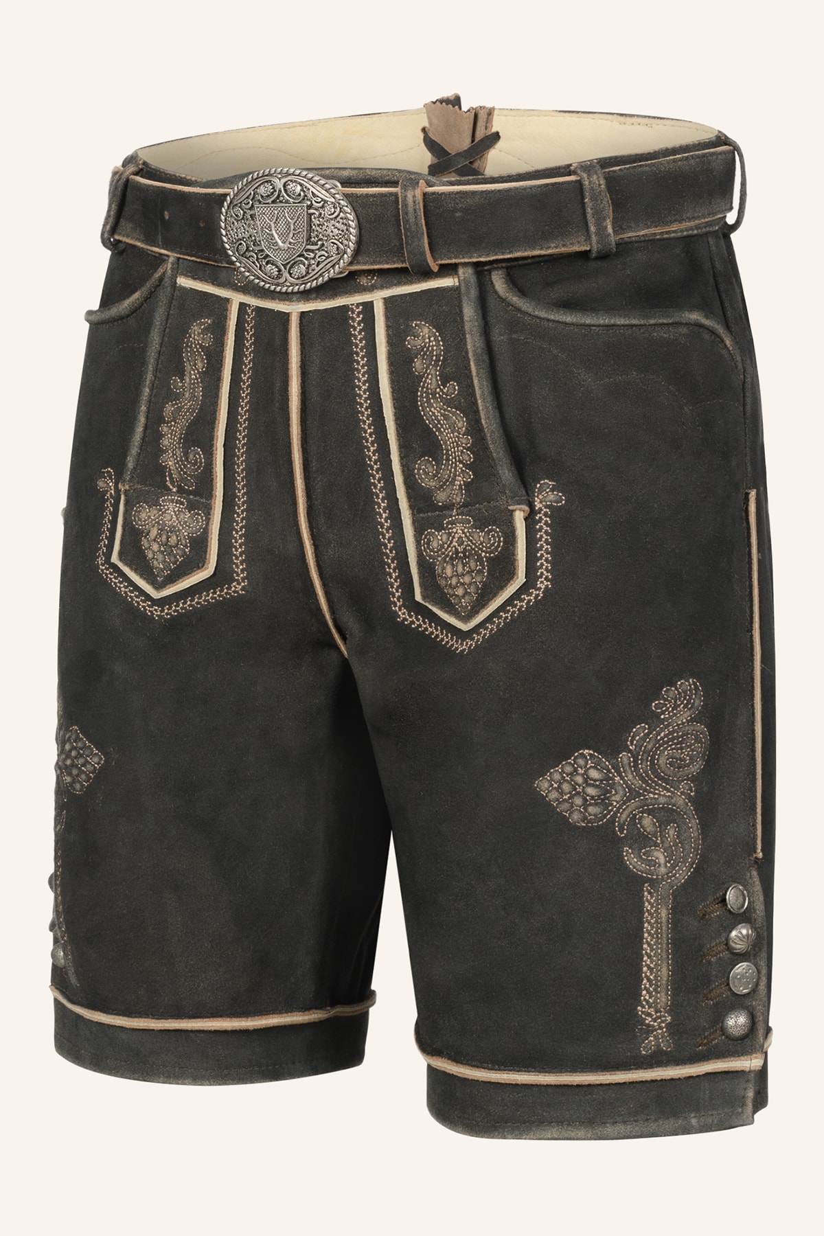 Lederhose Jakobus met riem 