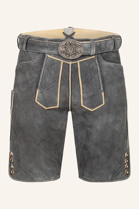 Lederhose Xilas met riem